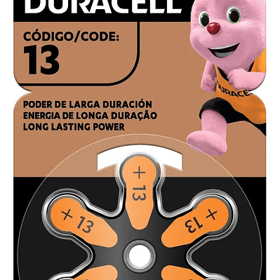 DURACELL P/AUDIFONO 13