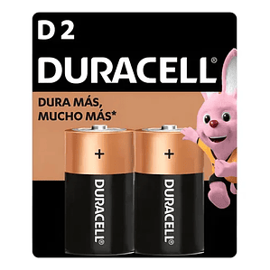 DURACELL PILA GRANDE (D) X2