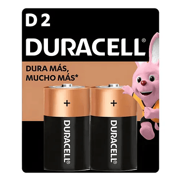 DURACELL PILA GRANDE (D) X2 1