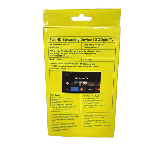 ONN 4K streaming Google TV 2