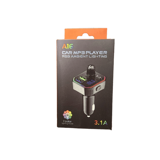A16 CAR MP3 PLAYER RGB AMBIENT LIGHTING 1