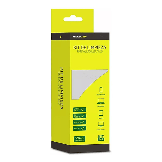 LIMPIA PANTALLA TECNOLAB 100ML 3IN1 TL353 1