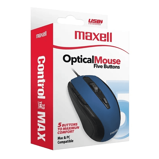 MOUSE MAXELL OPTICO 5 BOTONES 1