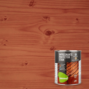PASSOL STAIN IMPREG.MADERA C/CAOBA 1/4GAL