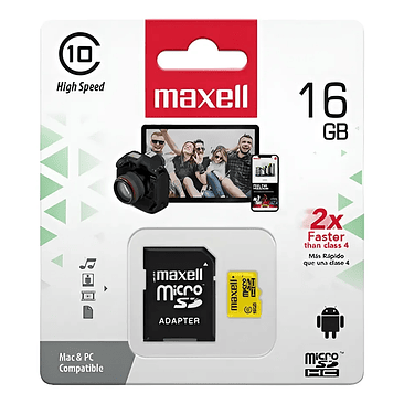 TARJETA MEMORIA MAXELL 16GB 1