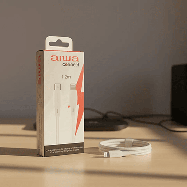 CABLE AIWA TIPO USB C A LIGHTNING 1.2MT 1