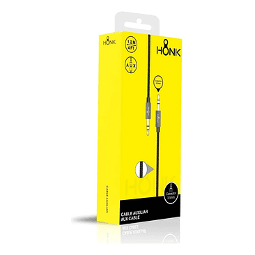 CABLE AUXILIAR HONK 3.5 RUGUET METAL 1.2MT 2