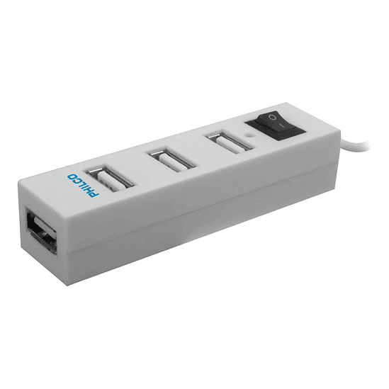 PHILCO HUB 4 PUERTOS 2.0 USB 3