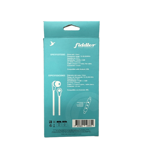 AUDIFONOS FIDDLER/MANOS LIBRES 1