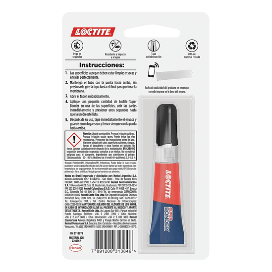 SUPER BONDER LOCTITE ORIG 3g 2