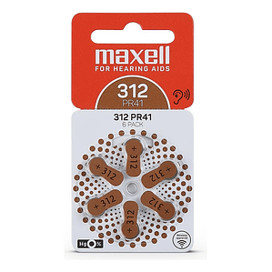 PILA MAXELL 312 PR41 X 6