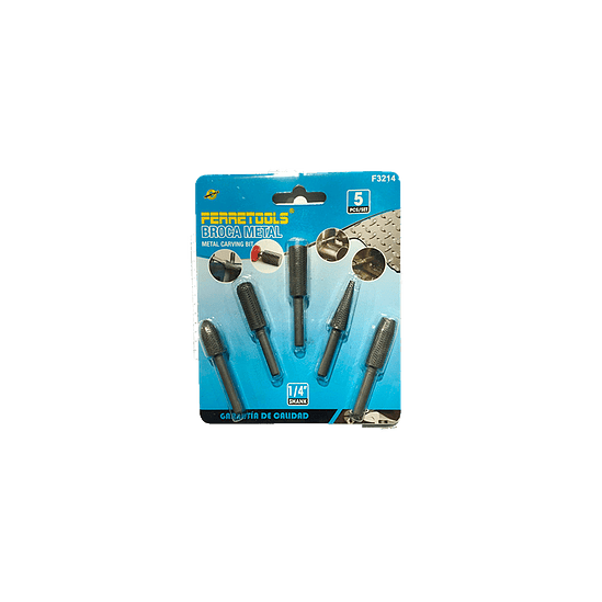BROCA LIMA METAL 5PCS 1