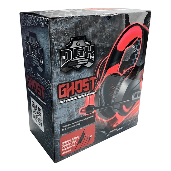 AUDIFONOS DIGIL.GHOT.ROJO 1