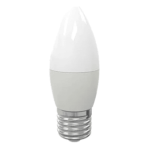 AMPOLLETA VELA E27 5W LUZ BLANCA
