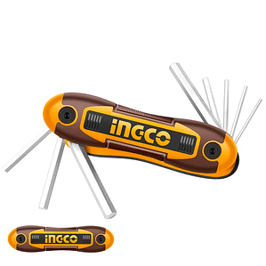 SET LLAVE ALLEN LLAVERO 8 PCS 2-8MM INGCO