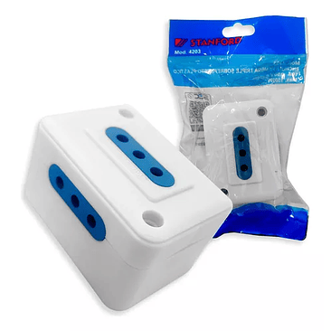 ENCHUFE TRIPLE SOBREPUESTO 4203 1