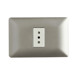 ENCHUFE SIMPLE CHAMPAGNE 3916