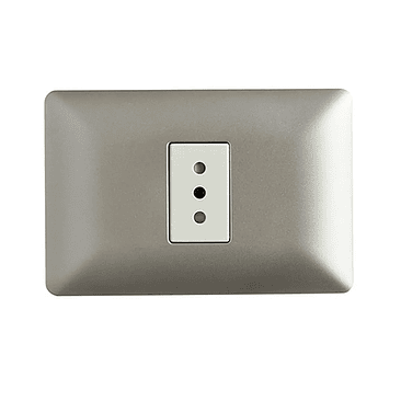 ENCHUFE SIMPLE CHAMPAGNE 3916 1