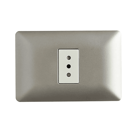 ENCHUFE SIMPLE CHAMPAGNE 3916 1