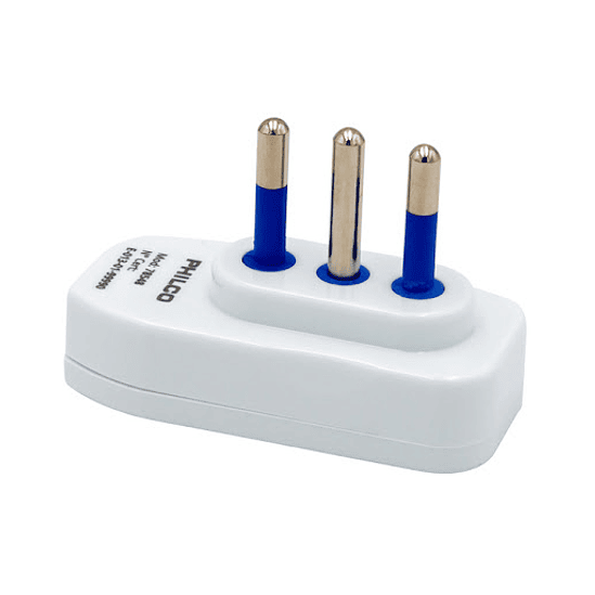 ENCHUFE MACHO HORIZONTAL 2P 2