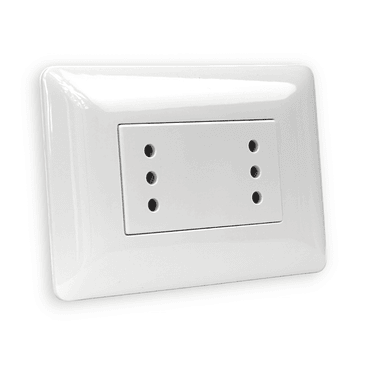 ENCHUFE DOBLE PUNTEADO 2927 1