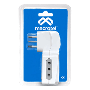ENCHUFE ADAPTADOR TRIPLE C/SWITCH MACROTEL