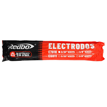ELECTRODO E7018 332 2.5MM 1KG REDBO 1
