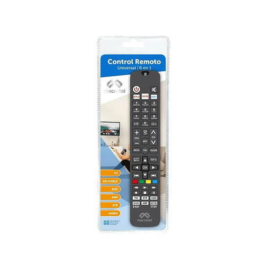 CONTROL TV MACROTEL UNIVERSAL 1