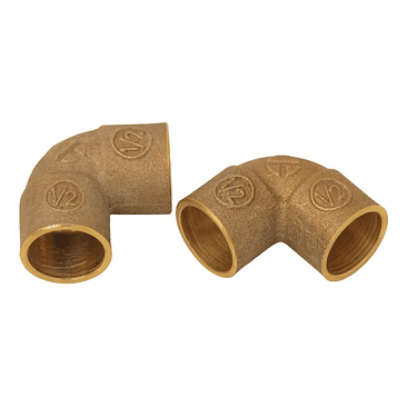 CODO BRONCE. SO-SO 1/2 1