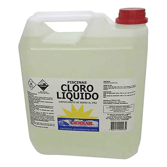 CLORO LIQ PISCINA 5 LTS 1
