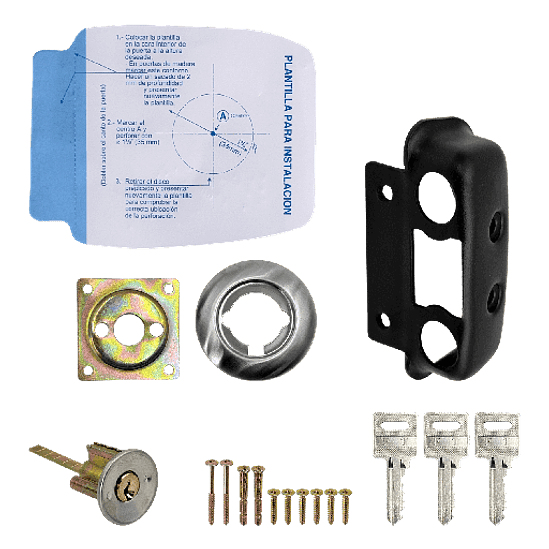 CERRADURA DE SOBREPONER 802  3