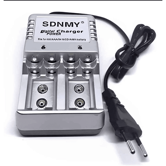 CARGADOR BATERIA AA/AAA/9V 2