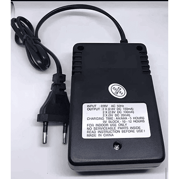 CARGADOR BATERIA AA/AAA/9V 3