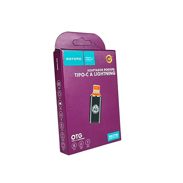 ADAPTADOR OTG TIPO C A LIGHNING motomo 1
