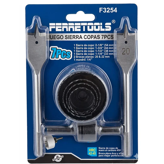 JUEGO DE SIERRA COPA 7PCS Ferretools 1