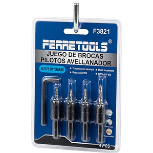 JGO BROCAS PILOTO AVELLANADORA 5PCS