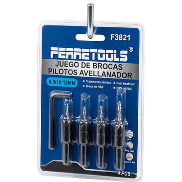 JGO BROCAS PILOTO AVELLANADORA 5PCS 1