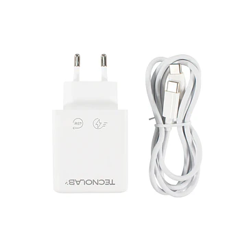 Cargador Ultra Rápido 45W QC 3.0 USB-C a C TL714 Tecnolab 1