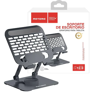 Soporte para Tablet Motomo SO-02, Color Grafito, 12.9