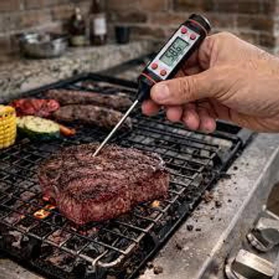 Termómetro Digital Cocina Temperatura Alimentos Carnes 8