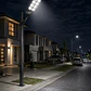 Foco LED Solar 500W Exterior con Sensor Movimiento y Control Remoto - Miniatura 2