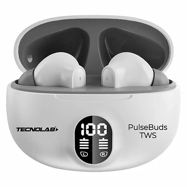  AUDIFONO PULSE BUDS TWS TECNOLAB BT 5.4 BLANCO TL-783R  1