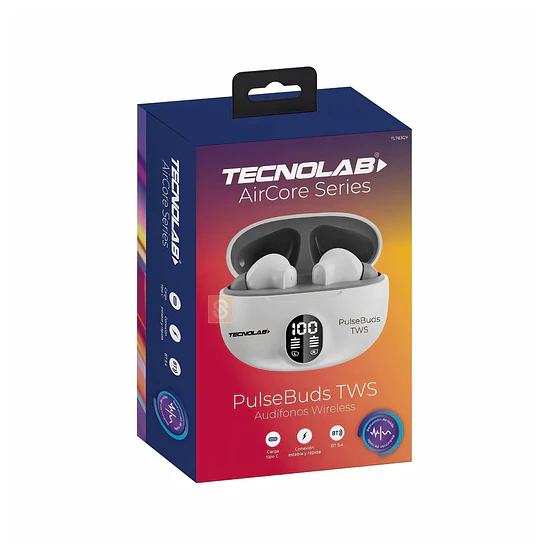  AUDIFONO PULSE BUDS TWS TECNOLAB BT 5.4 BLANCO TL-783R  2