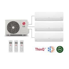 Multisplit LG Inverter Dualcool R32 Wifi 9.000x2 + 12.000 Btu
