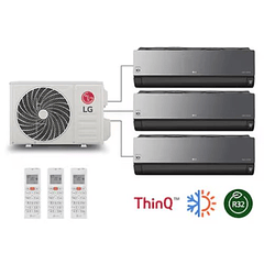 Multisplit LG Inverter Artcool R32 Wifi 9.000x2 + 12.000 Btu