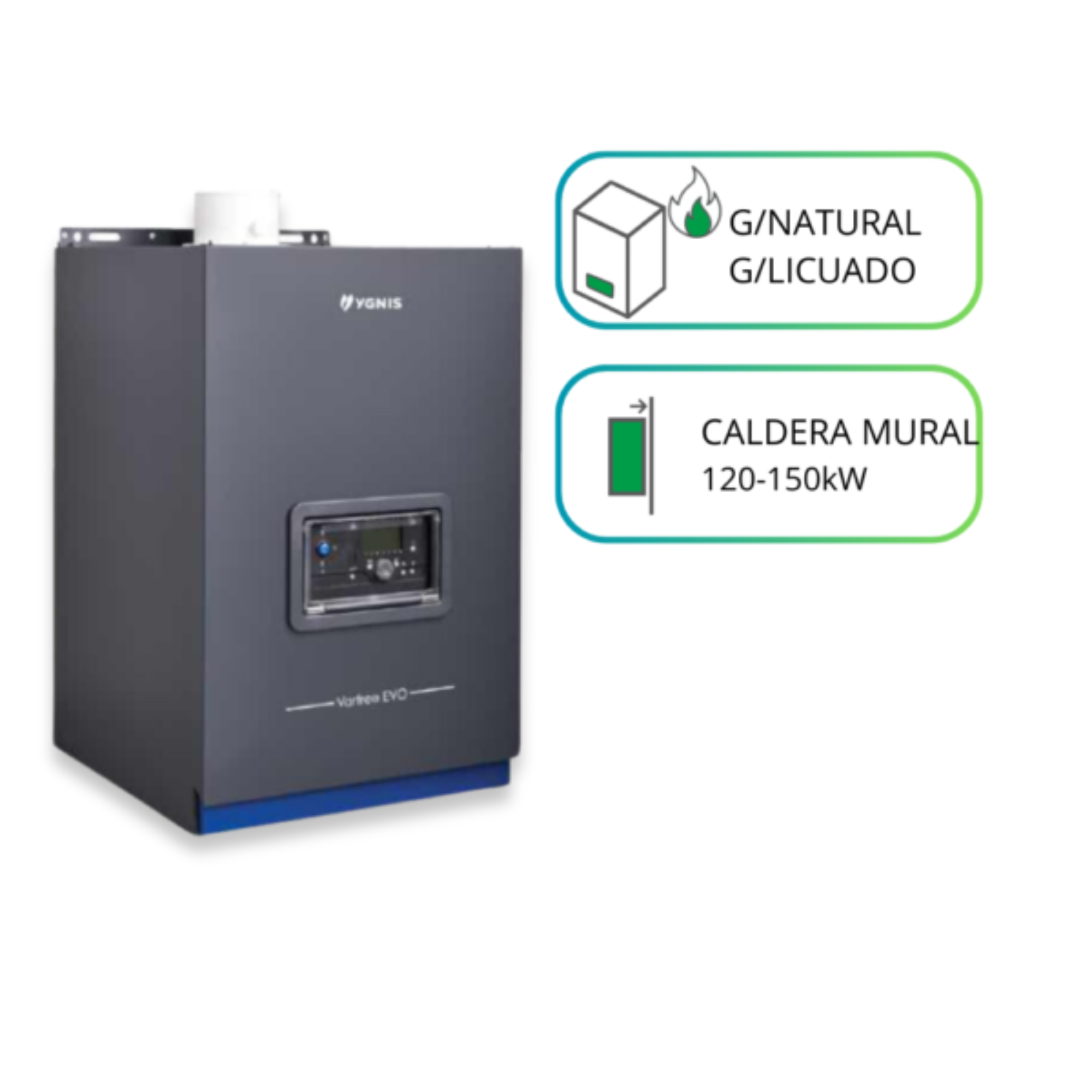 Caldera Muro Trotter Industrial Varfree EVO 150 (Gas Natural) (141,1-154,5kW) 1
