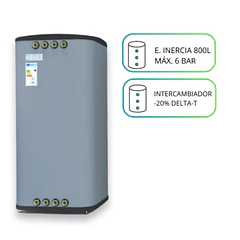 Estanque de Inercia Trotter Industrial UniQube 800 (773L) (Acero Inoxidable)