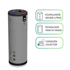 Acumulador Trotter Industrial Smart 600L (Tank in Tank) (Acero Inoxidable)