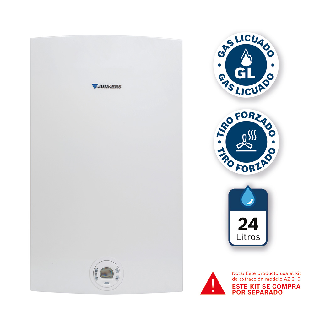 Calefon Mural a Gas Bosch Therm 6700 S 24 Lts (Gas Licuado) (Tiro Forzado) 2