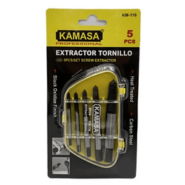 Juego/set De Extractor De Tornillo 5pcs Kamasa